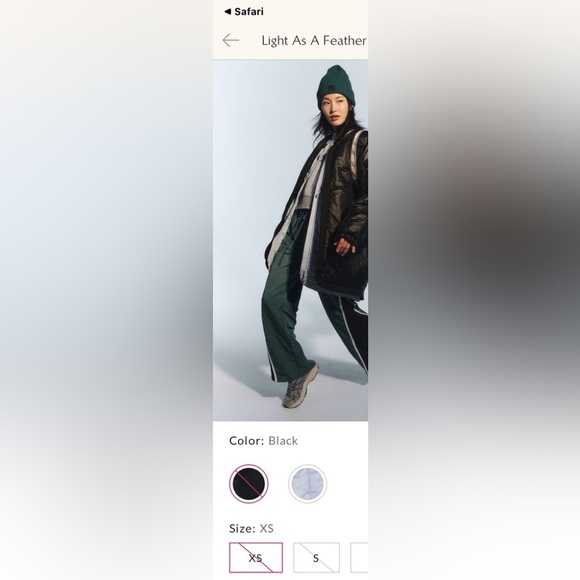 Free People Light as a Feather Packable Tunic Liner Size XS NWT - Picture 5 of 14